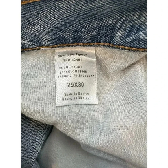 NWT George Men's Regular Fit Straight Jeans Light Wash Size 36x30 - Picture 1 of 4